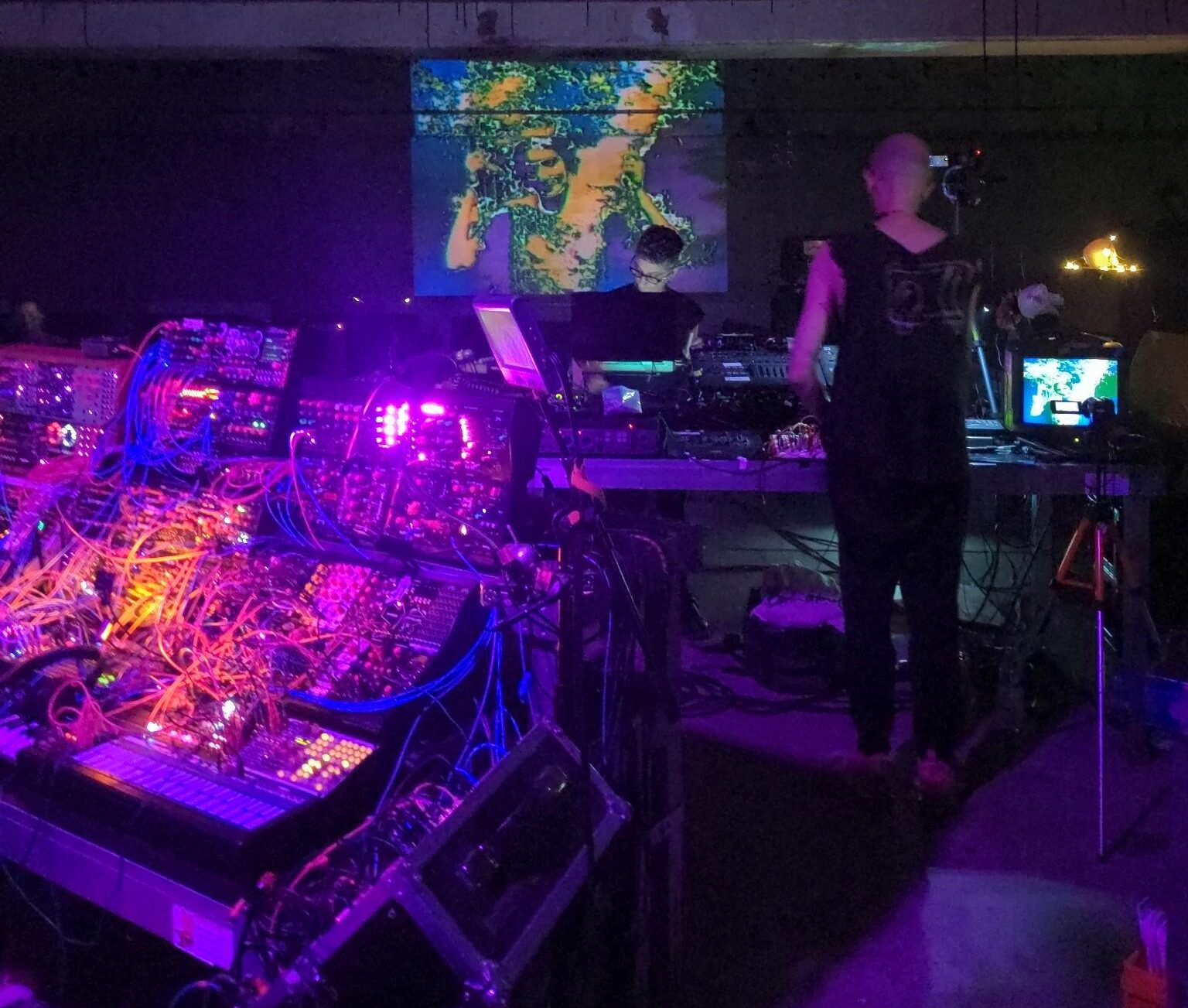 Pixelflowers performing live at Berlin Atonal 2023 - Universal Metabolism